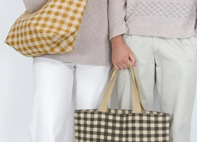 AGD Gingham Tote Bag Brolly